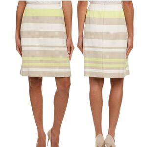 Lafayette 148 Stripe Skirt - Women's Size 16